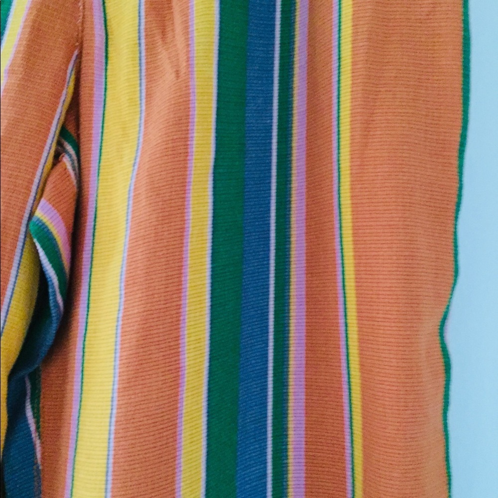 Free People La Paz Striped Slim Flare Pants Boho Festival - Picture 8 of 10